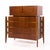 Mid-Century Modern William Hinn Mid Century Walnut Curved Front Highboy Dresser For Sale - Image 3 of 10