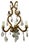 Ralph Lauren 1990s Ralph Lauren Rock Crystal Italian Wall Light Sconce For Sale - Image 4 of 4
