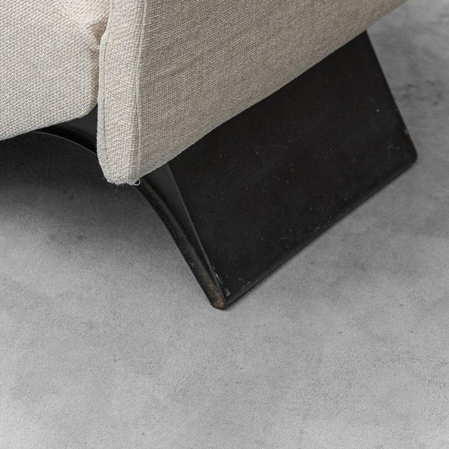 Armchairs in Light Fabric, 1970s, Set of 2 For Sale - Image 10 of 13