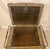 Farmhouse Vintage Woven Rattan Bombay Storage Chest With Lid Wrought Iron Scroll Feet, Handles, and Latch. For Sale - Image 3 of 17