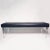 2020s Modern Prism Bench in Navy Leather For Sale - Image 5 of 5