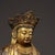 Gilt Bronze Seated Guanyin Bodhisattva Sculpture, Lotus Throne For Sale - Image 4 of 9