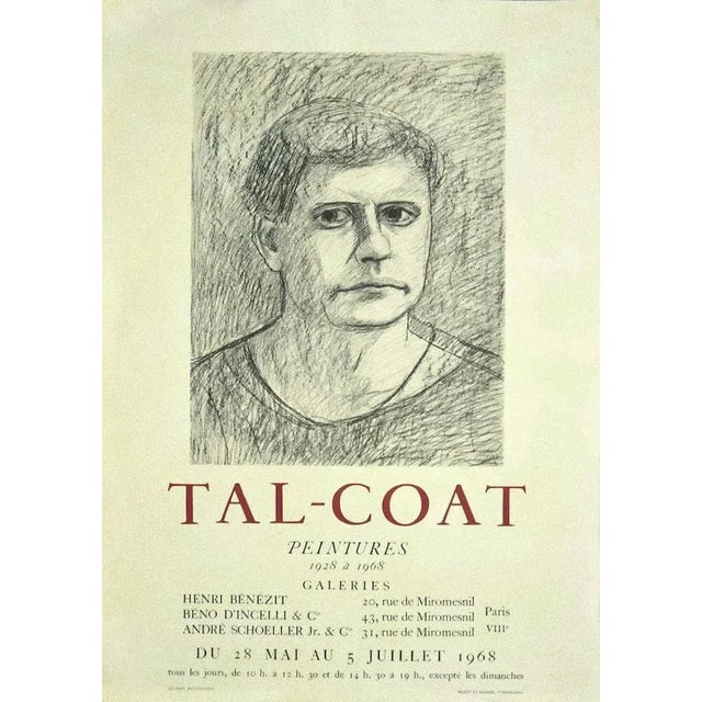 Tal Coat - Exhibition Poster is an original poster print realized in 1968. The artwork was realized in the occasion of the...