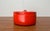 Mid-Century Modern Enamel Orange Pot with Teak Handle by Seppo Mallat for Finel, 1960s For Sale - Image 12 of 18