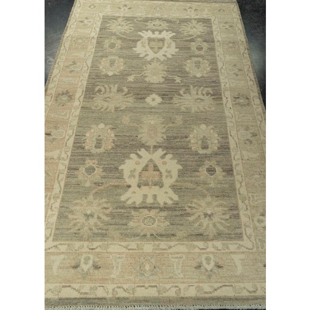 Oushak Rug 3'1" x 5'2" #21376 Explore a curated collection of hallway runners, wool rugs, and handmade masterpieces at ,...