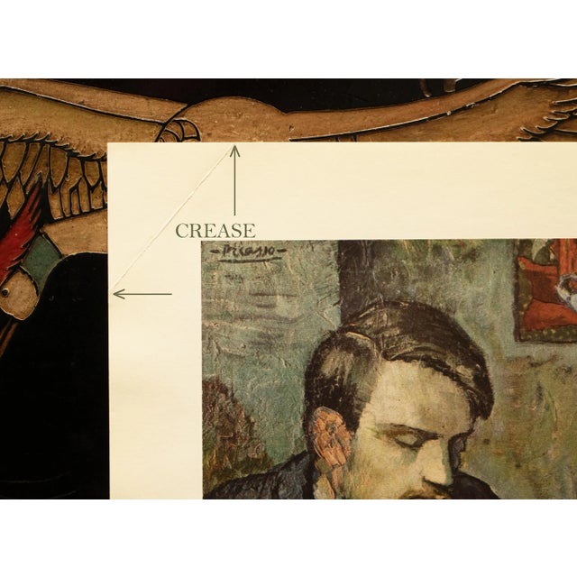 1948 After Pablo Picasso "The Absinthe Drinker", First Edition Parisian Offset Lithograph For Sale - Image 9 of 11