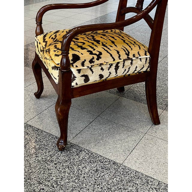 Early 20th Century Danish Biedermeier Style Mahogany Armchairs - A Pair For Sale - Image 10 of 13