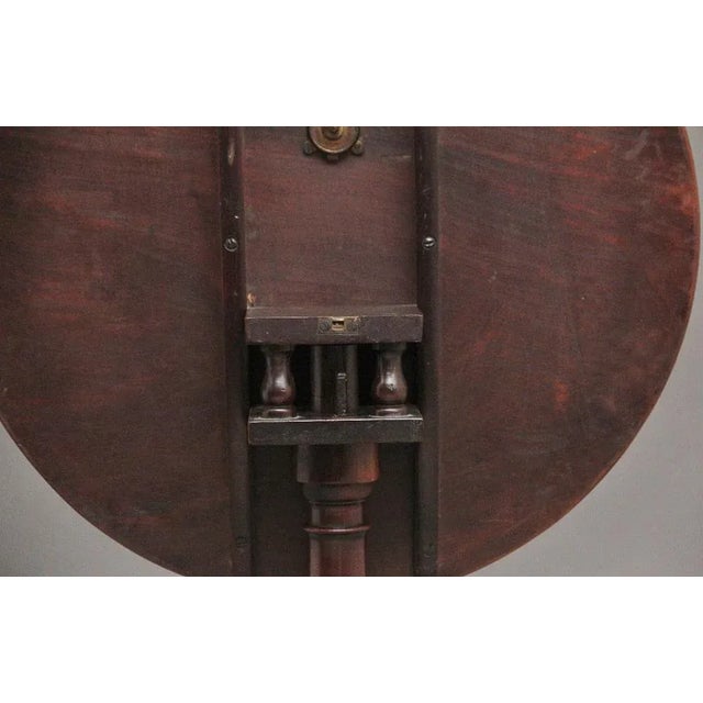 18th Century Mahogany Tripod Table, 1780s For Sale - Image 4 of 10