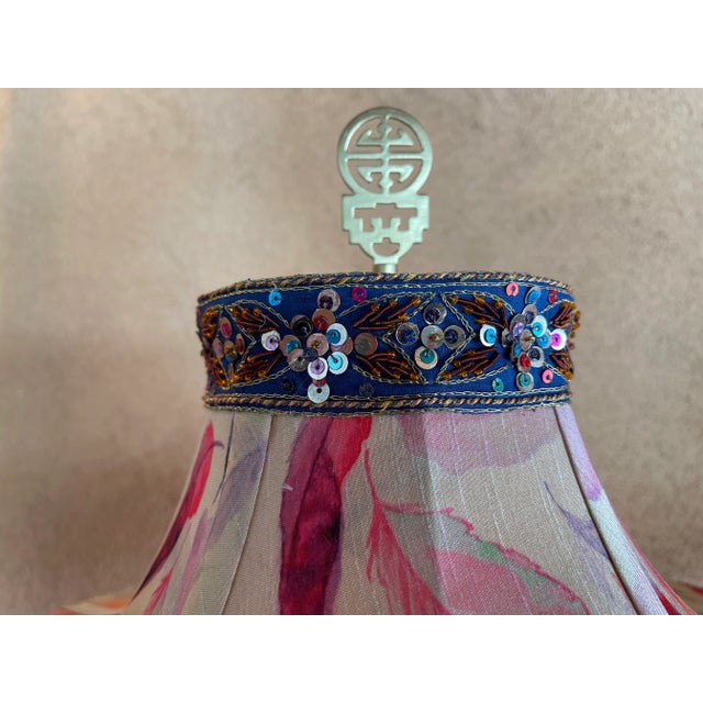 2020s Early 21st Century Penny Long Couture 'Bella' Lamp Shade For Sale - Image 5 of 12