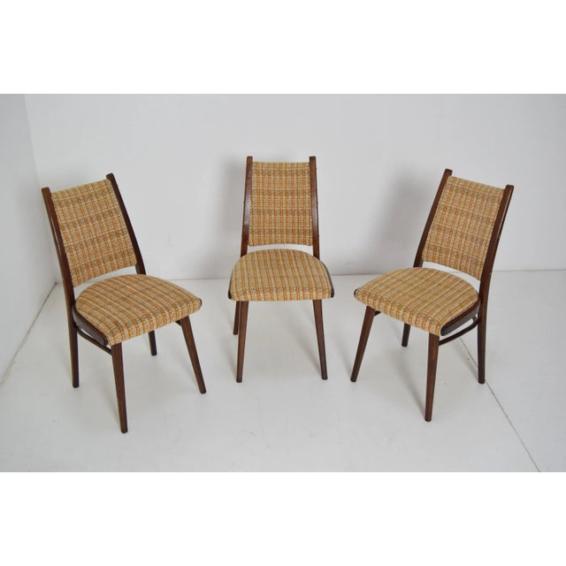 Mid-Century Chairs from Ton, 1960s, Set of 3 For Sale - Image 8 of 10