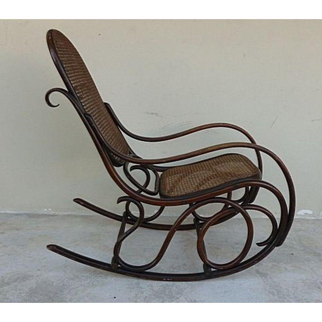 Original Condition Signed Bentwood Rocker Circa 1896 Chairish