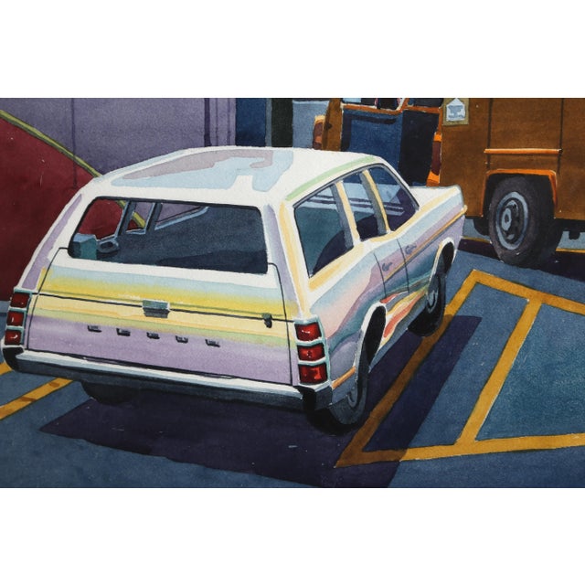 Realism Don David Dodge and Truck, New York City circa 1980 For Sale - Image 3 of 4