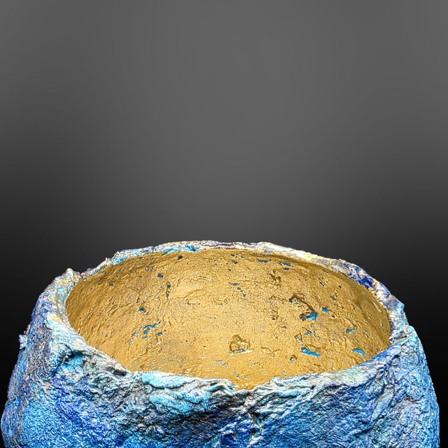 Mini Cecilio Blue Oxide Lamp by Inconcreto For Sale - Image 4 of 7