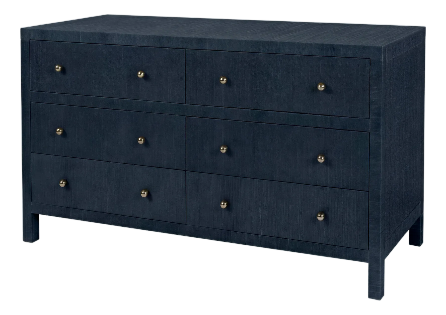 blue raffia dresser Nora 60 in. W 6 Drawer Dresser, Blueberry Henry Segal Men's Flat prom dresses Color:Pink as Pics modern satin brass ring