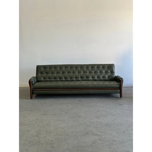 Green Standard Safari Sofa For Sale - Image 8 of 12