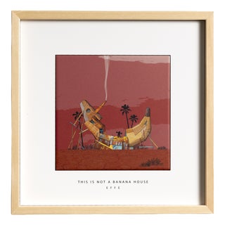 Framed This Is Not a Banana Object by Francesco Di Dio for Kiasmo For Sale