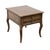 Italian Hekman Furniture Pecan Italian Provincial 22" Accent End Table For Sale - Image 3 of 11