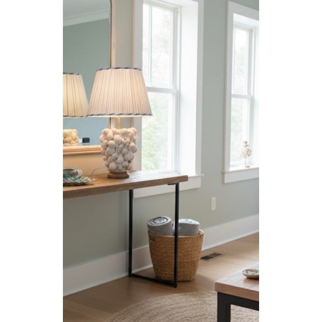 Italian Glazed Ceramic Seashell Table Lamp For Sale - Image 10 of 10