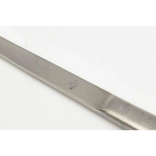 Vintage Kalmar Italian Stainless Steel Bar Set Barware Set of 5 For Sale - Image 10 of 13