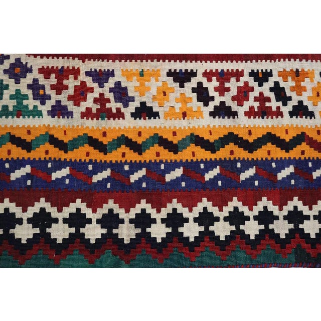 Vintage Qashqari Rug,, 1920s For Sale - Image 16 of 18