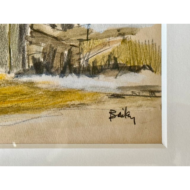 Here we have a beautiful media media work by well known Nantucket artist. Roy Bailey. This was purchased directly from the...