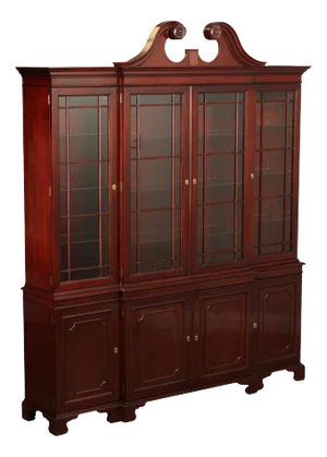 Kindel Georgian Style Mahogany China Cabinet