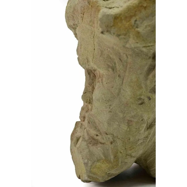 Sirio Pellegrini, Portrait of Giuseppe Garibaldi Sculpture, 1960s, Stone For Sale - Image 4 of 5