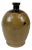 18th Century Brown Glazed Ceramic Saki Bottle For Sale