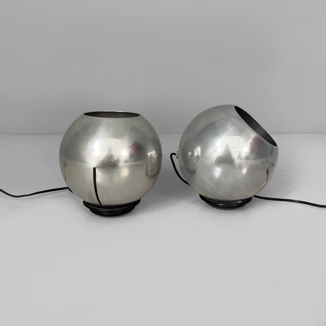 Mid-Century Modern Italian Mid-Century Modern Table Lamps 586 attributed to Gino Sarfatti for Arteluce, 1960s, Set of 2 For Sale - Image 3 of 18