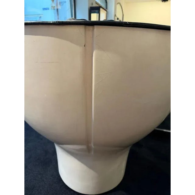 Black and Cream Elda Chair by Joe Colombo for Comfort, Italy, 1970 For Sale - Image 18 of 18