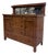 Antique American Mission Arts & Crafts Tiger Oak Sideboard Buffet Console For Sale