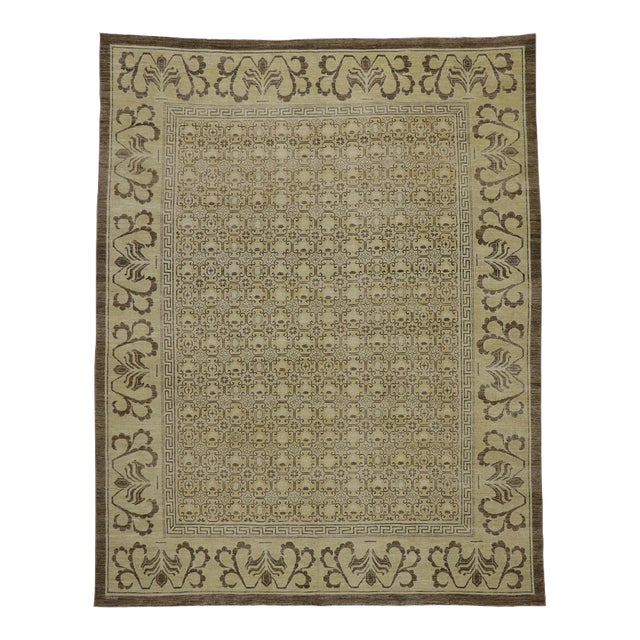 Vintage Khotan Style Rug - 09'04 X 11'11 For Sale