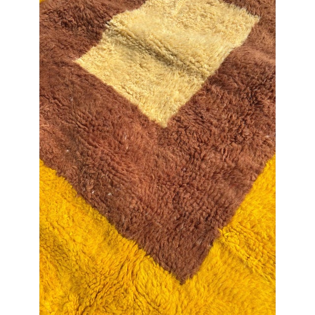 Textile Moroccan Mrirt Wool Rug, 2010s For Sale - Image 7 of 10