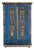 Antique Blue Painted Cupboard, 1850 For Sale