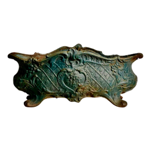 19th Century French Victorian Era Cast Iron Footed Jardiniere