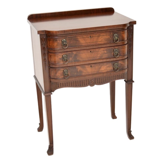 Antique Sheraton Style Server Side Table, 1930s For Sale