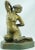 French Art Deco bronze sitting nude by F. Trinque, 1930. A gorgeous Art Deco woman stretching her arms and drying her back...