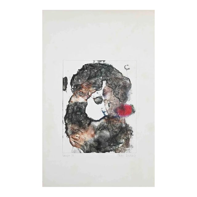 Peter Dischlet, Abstract Composition, 1973, Original Watercolor For Sale