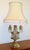 Hollywood Regency 1960s Hollywood Regency Brass & Crystal Waterfall Table Lamp For Sale - Image 3 of 17