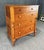 19th Century Solid Walnut Five Drawer Chest For Sale - Image 4 of 15