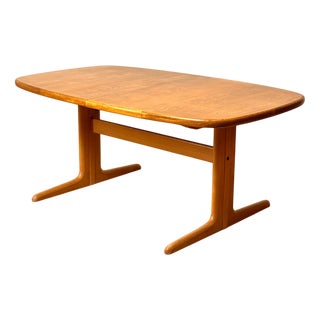Danish Oval Dining Table in Oak from Skovby Møblefabrik For Sale