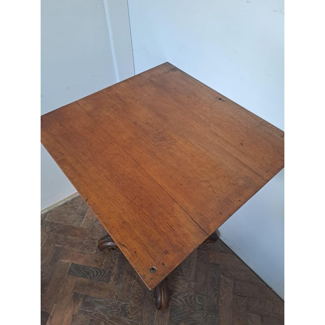 19th Century Victorian Walnut Tilting Reading Stand, 1860 For Sale - Image 5 of 9