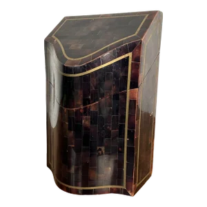 Tessellated Marble Box by Karl Springer