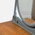 Wood Antique Painted Oak Bow-Front Dresser With Oval Mirror & Skeleton Key For Sale - Image 7 of 10