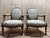 Louis XVI Cabriolet Armchairs with Medallions from Othon, Set of 2 For Sale - Image 10 of 10