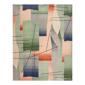 Nazmiyal Collection Vintage Artistic Art Deco Design Chinese Room Area Rug