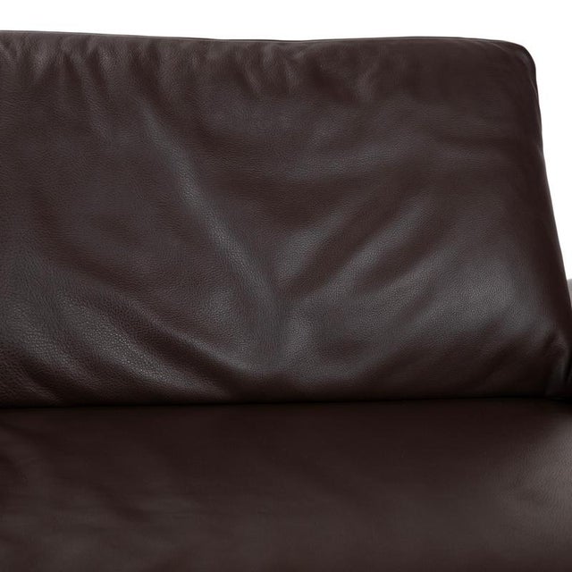 Brown Volare Leather 3-Seater Brown Manual Function Sofa from Koinor For Sale - Image 8 of 17
