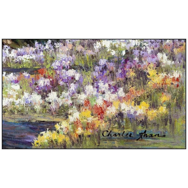 Impressionist Late 20th Century Flowing Water, Charles Zhan For Sale - Image 3 of 4