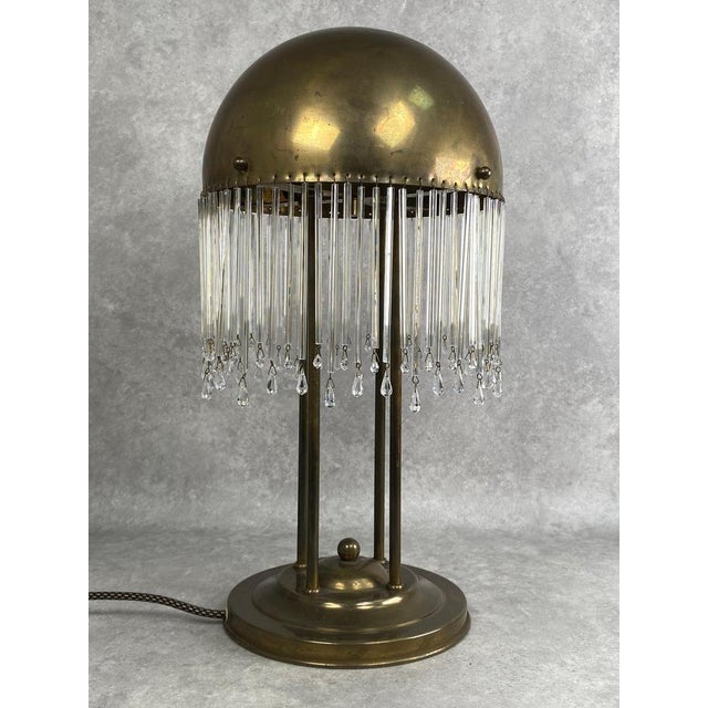 Vienna Secession Desk Lamp by Josef Hoffmann, 1890s For Sale - Image 3 of 9