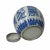 Hand-Paint Fok Longevity Characters Blue White Porcelain Ginger Jar For Sale - Image 4 of 6
